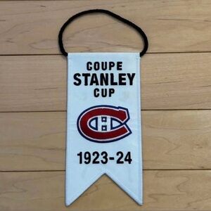 2008-09 UD Montreal Canadiens Stanley Cup Centennial Mini Banner